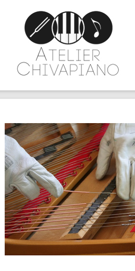 Site internet et logo de Chivapiano