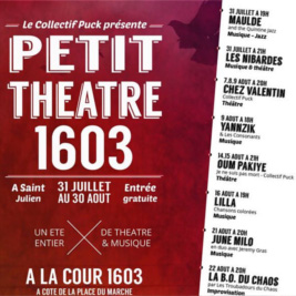 Affiche et flyer pour la Troupe Fictive